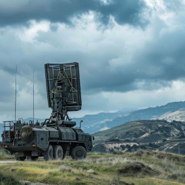 Military radar system integrated with missile defense network